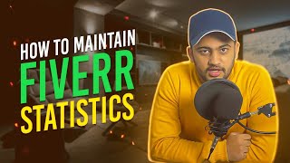 How to maintain Fiverr Statistics  How to rank your gig URDUHINDI [upl. by Ymerrej]