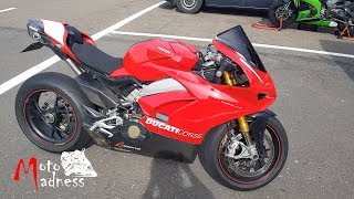 Ducati Panigale V4S TERMIGNONI quot4USCITEquot Full Exhaust System [upl. by Stutzman871]