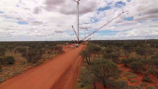 Wind Farm Construction Timelapse Video  HardHat Media Promo [upl. by Mikiso]