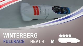 Winterberg  4Man Bobsleigh Heat 4 World Championships 2015  IBSF Official [upl. by Agnimod993]