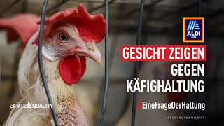 Gesicht zeigen Präsenz zeigen Gegen Käfighaltung EineFrageDerHaltung [upl. by Hew489]