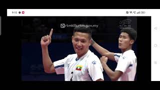 MYANMAR VS INDONESIA TAKRAW [upl. by Freeland676]