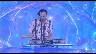 Fatboy Slim Right Here Right Now Rocafeller Skank Live Olympic Games Closing Cermony 2012 [upl. by Ettenyl]