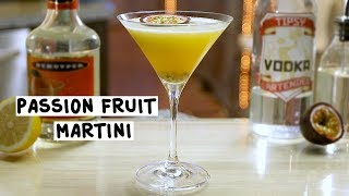 Passion Fruit Martini  Tipsy Bartender [upl. by Enoval]