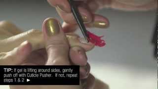 Gel Nail Tutorial How to Remove Gelshine [upl. by Ardnola]