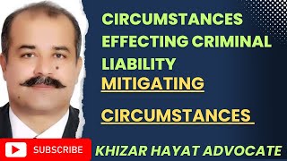 Circumstance’s effecting Criminal liability Mitigating Circumstances in crimes explained [upl. by Blau]