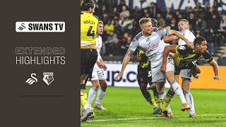 Swansea City v Watford  Extended Highlights [upl. by Medarda]