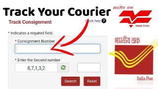 How to track speed post India Post  Track India post Consignment online [upl. by Telrats]