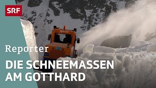 Schneeräumung am Gotthardpass  Unterwegs mit Strassenmeister Werner Gnos  Reportage  SRF Dok [upl. by Serra99]