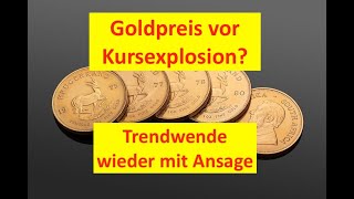 Goldpreis vor der Kursexplosion Gold Trendwende mit Ansage eingeläutet  Barrick Gold XAUSD [upl. by Cordalia978]