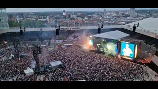 sam fender  Howdon aldi Death queue  St james park newcastle 9623 [upl. by Ermentrude868]