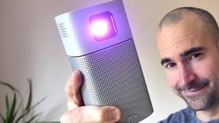 BenQ GV1 Portable Projector  Unboxing Setup amp Review [upl. by Keenan663]