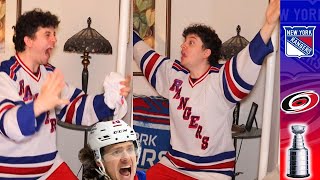 OT WINNER ARTEMI PANARIN Rangers Fan Reaction [upl. by Forster119]