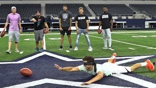 DP vs NFL Battle  Dude Perfect [upl. by Irrep]