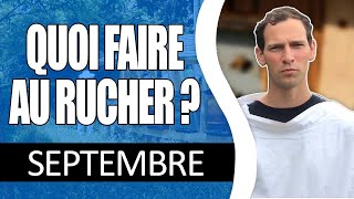 Quoi faire au rucher en septembre [upl. by Llenrup570]