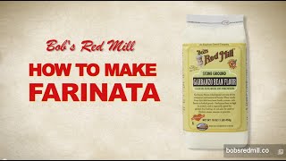 Garbanzo Bean Flour  Farinata Recipe  Bobs Red Mill [upl. by Barrie]