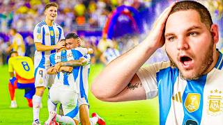 I WATCHED ARGENTINA WIN THE COPA AMERICA AGAINST COLOMBIA [upl. by Asssilem633]