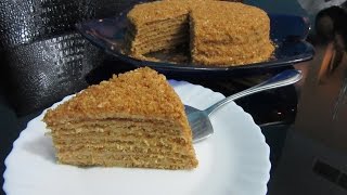 كيكة العسل الروسية  Honey cake [upl. by Ehtyaf64]