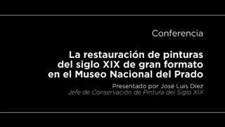 Conferencia La restauración de pinturas del siglo XIX de gran formato [upl. by Creath]