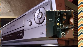 Conectando video VHS a una TV sin entradas RCA [upl. by Ferguson]