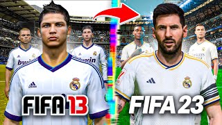 I Rebuild Real Madrid From FIFA 13 to FIFA 23 [upl. by Tildi667]