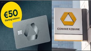 quotEntsperren Sie €50 Startguthaben Eröffnen Sie noch heute ein Konto bei der Commerzbankquot [upl. by Nett]