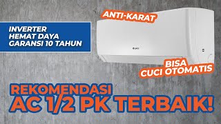 Rekomendasi AC 12 PK Terbaik Cuma 190 Watt dengan Fitur Canggih Review Gree Inverter AC GWCF5S [upl. by Esiuol]