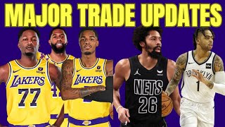 Major Lakers Trade Updates Nets Want DLO Lakers Want Nets Players amp Hawks Dejounte Murray Trade [upl. by Ydal802]