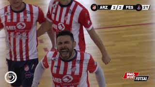 Serie A Planetwin365 Futsal  Real Arzignano vs Italservice Pesaro Highlights [upl. by Stace730]