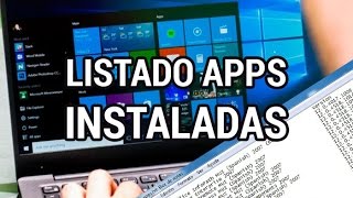 Cómo obtener un listado de las aplicaciones instaladas en el PC wwwinformaticovitoriacom [upl. by Lithea617]