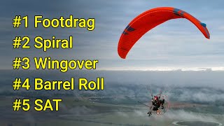 FIVE Paramotor Tricks amp How To Do Them [upl. by Olsen]