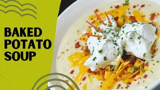 ✨ COPYCAT RAFFERTYS BAKED POTATO SOUP ✨ [upl. by Cimah517]