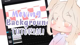 How to make a Moving Background  Gacha club  Tutorial [upl. by Shippee]