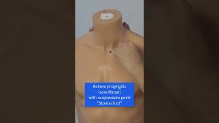 pharyngitis  Acupressure in 60 Seconds [upl. by Branen253]