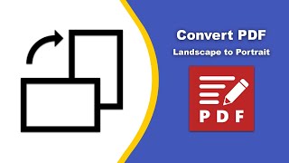 How to turn a pdf from landscape to portrait in PDFXChange Editor [upl. by Tindall]