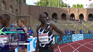 Jakob Ingebrigtsen vs Timothy Cheruiyot  Diamond League Bauhaus galan [upl. by Kalikow]