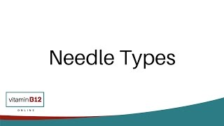 Types of Needles for Injection [upl. by Nebur402]