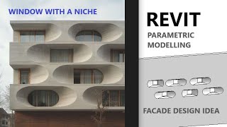 Revit Adaptive Parametric Design Tutorial FACADE Design Idea [upl. by Enoek]