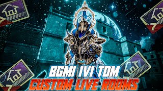 TDM CUSTOM  FPP ULTIMATE ARENA BGMI LIVE IPAD PRO M1  customroom tdm room 1v1 PAGANI LIVE [upl. by Sinnek599]