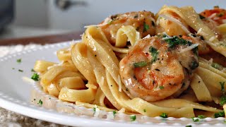 20 Minute Cajun Shrimp Scampi Recipe  Better than Red Lobster [upl. by Rashida]