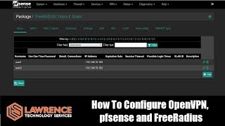 How To Configure FreeRadius on pfsense and static assign IP addresses to VPN users [upl. by Nosrak]