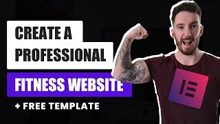 How to Create a Fitness Website in Wordpress  Fitness Business Landing Page Free Template [upl. by Dimah]