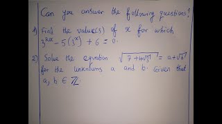 how to solve quadratic equations and equations involving radicals video Tt2 [upl. by Ateuqirne490]