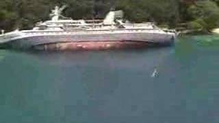 World Discoverer cruise ship wrecked in 2001 [upl. by Orten]