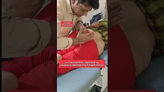 L5S1 Herniated disc adjustment by Chiropractic adjustment by Dr Rajesh Sharma shorts [upl. by Eob]