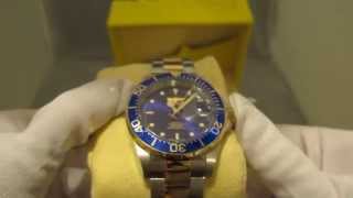 Обзор мужских наручных часов Invicta Pro Diver Automatic 8928 [upl. by Ilrahc776]