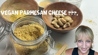 Quick Vegan Parmesan Cheese Recipe – Only 4 Ingredients No Cook [upl. by Enattirb]