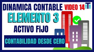 Dinámica Contable de ACTIVOS FIJOS  CONTABILIDAD DESDE CERO  VIDEO 14 [upl. by Airdnax]