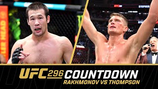 RAKHMONOV vs THOMPSON  UFC 296 Countdown [upl. by Rowe]