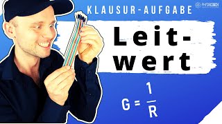 Leitwert  Klausuraufgabe Physik für Mediziner  Physik Grundlagen [upl. by Aleira]